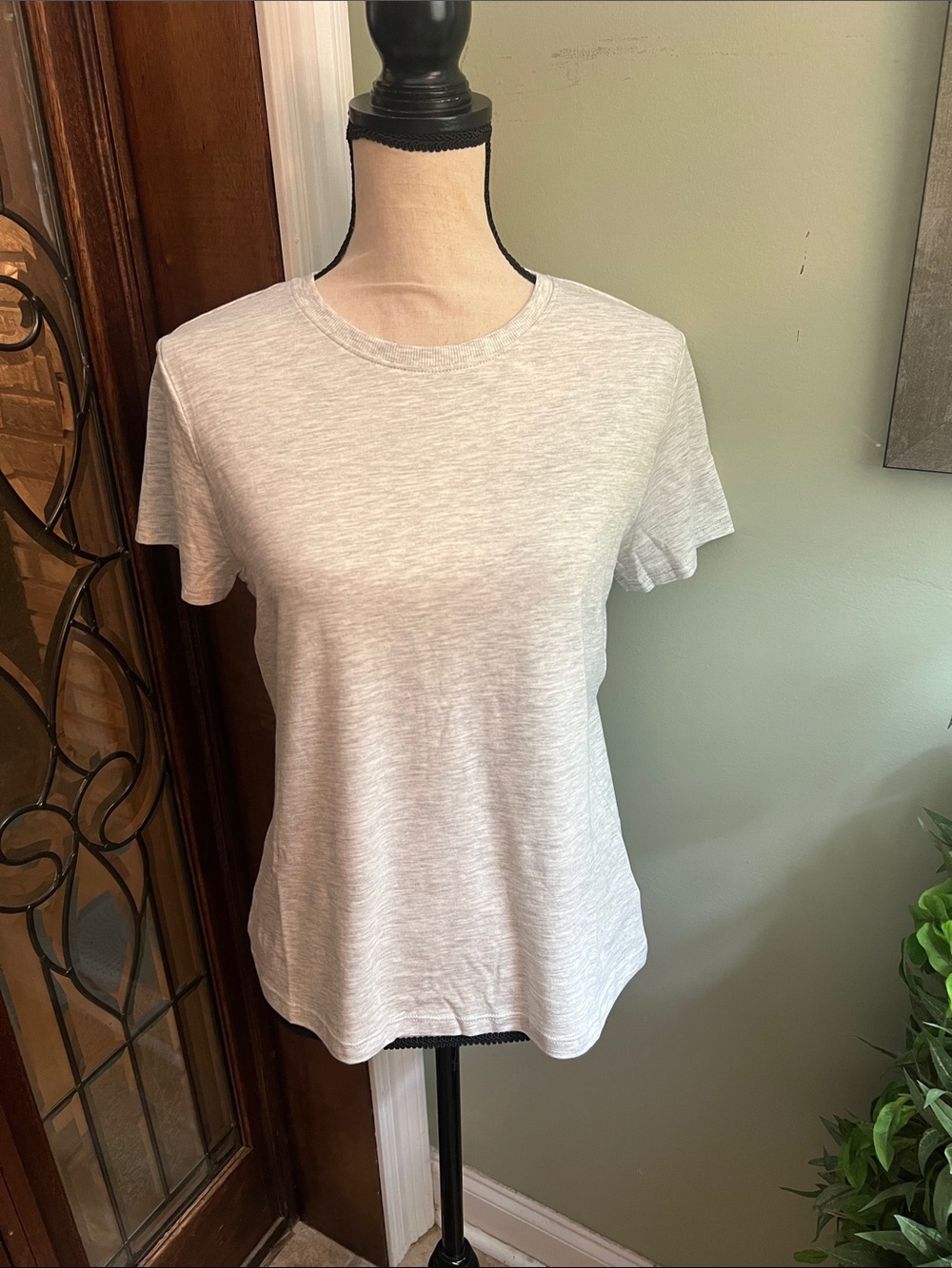 Sundry Light Heather Gray Short Sleeve Crewneck Tee